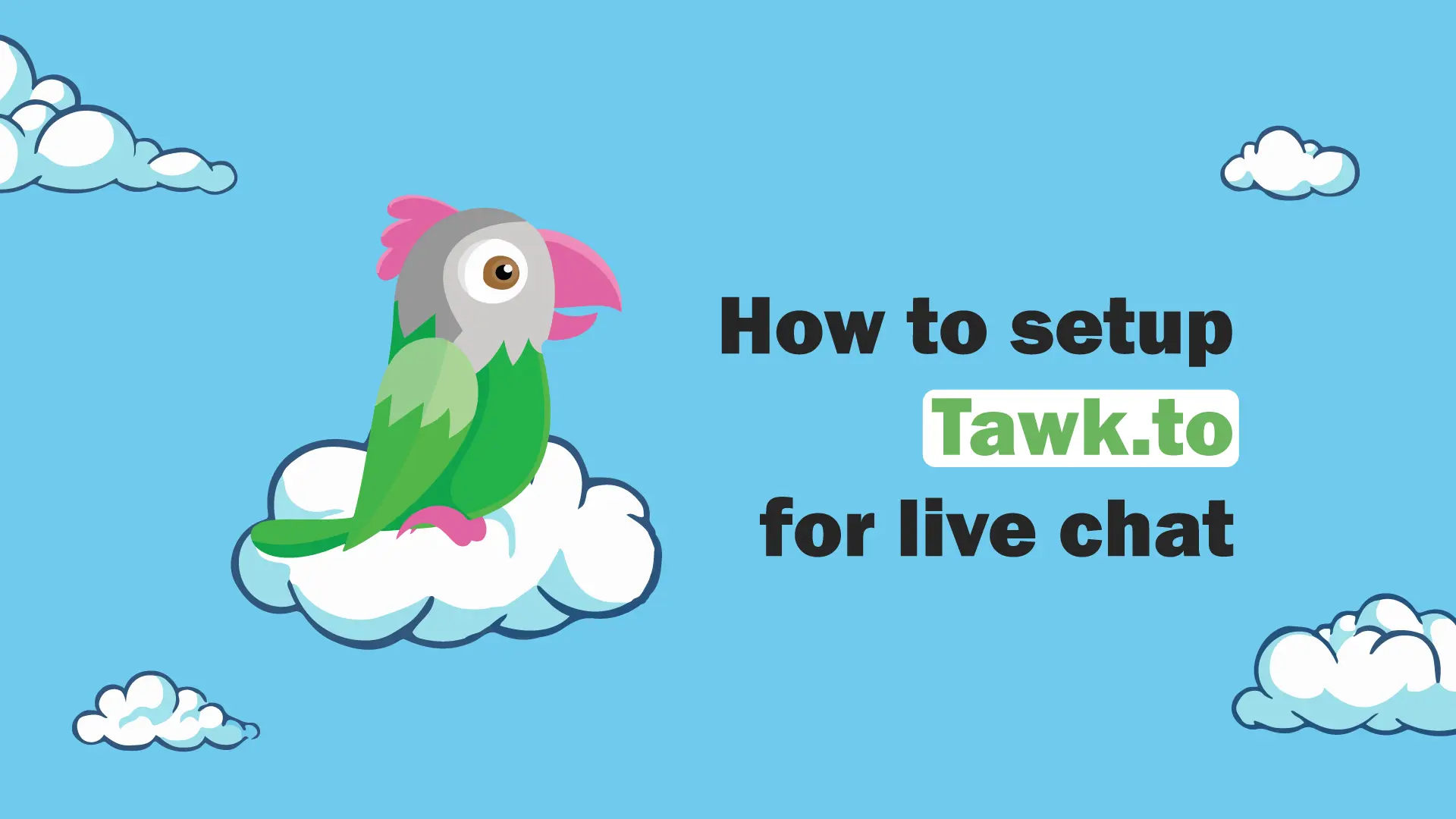 How to Setup tawk.to for Live Chat.