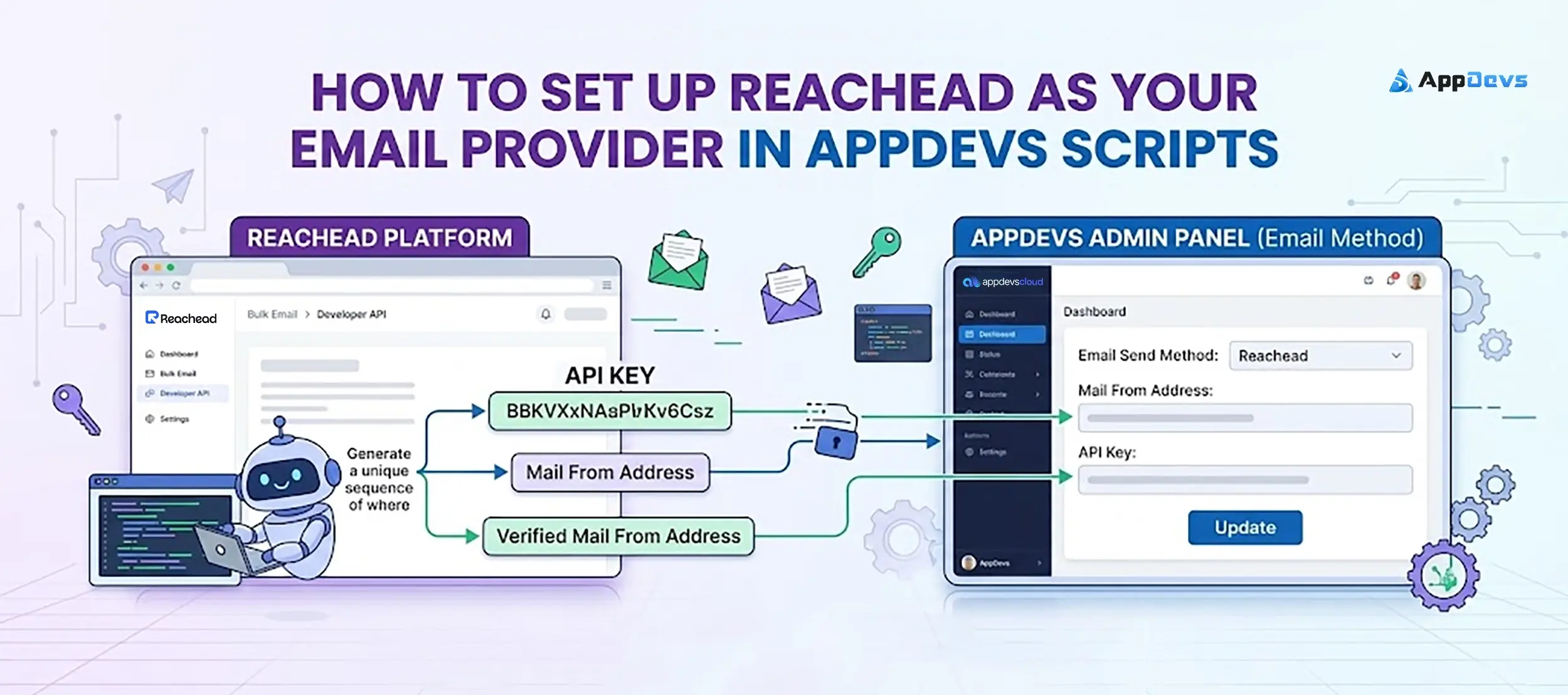 How to Set Up Reachead as Your Email Provider in AppDevs Scripts