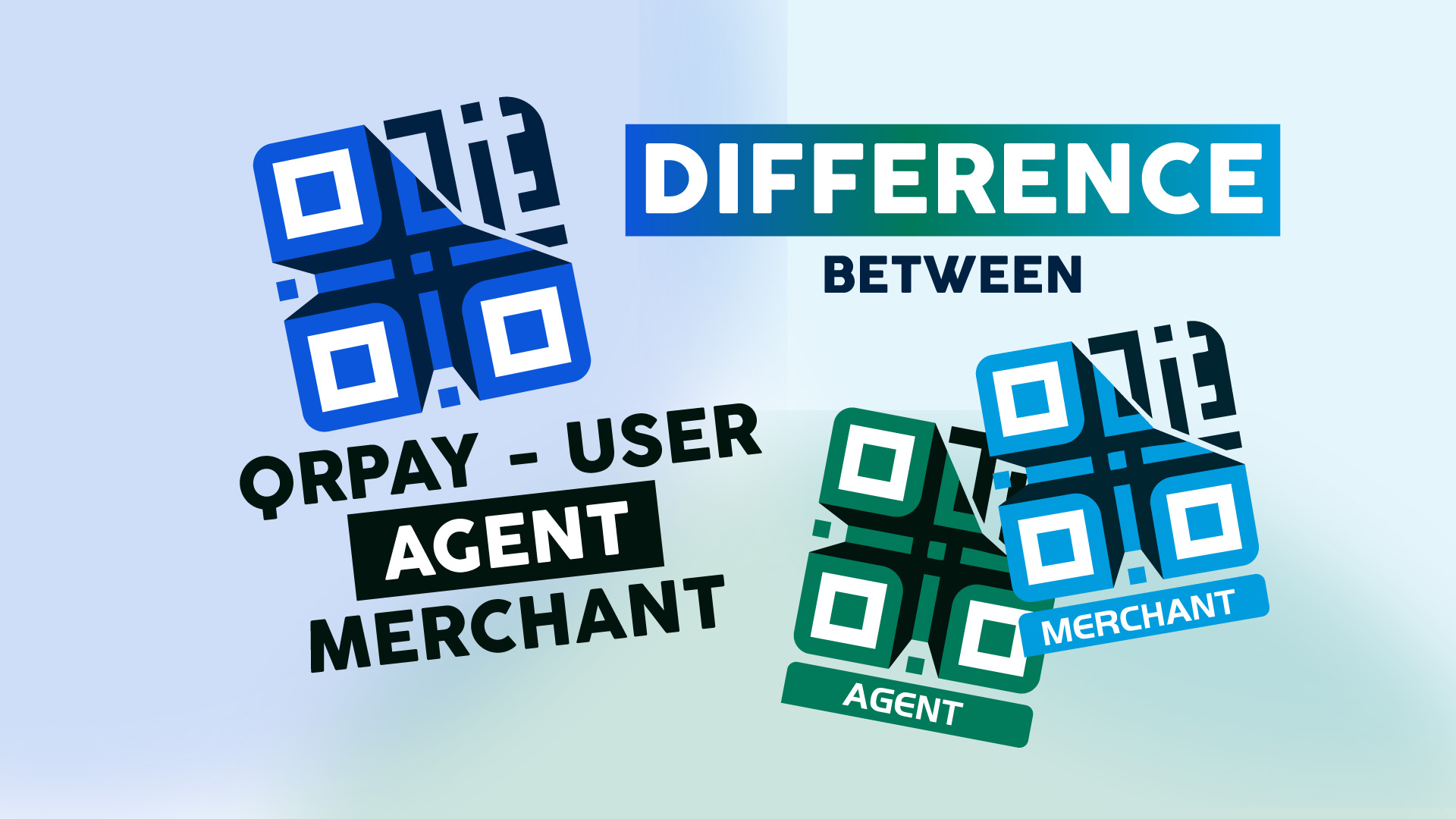 Difference Between QRPay - User, Agent and Merchant